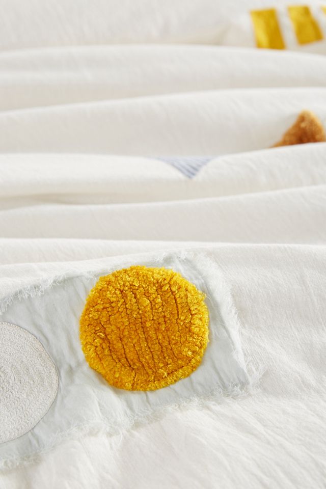 Geo-Embellished Duvet Cover #1