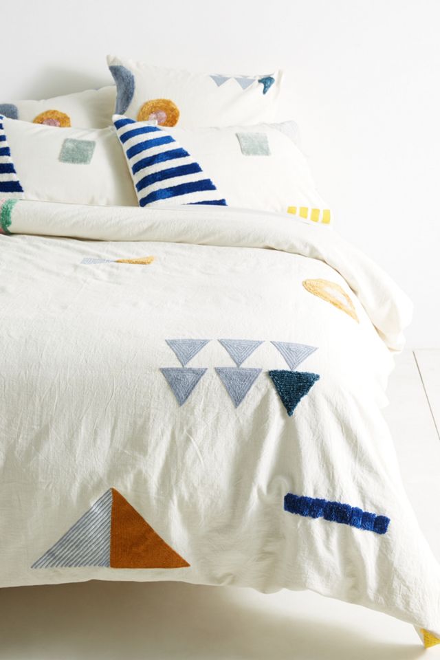 Geo-Embellished Duvet Cover #3