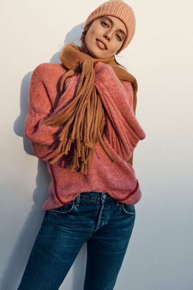Fringed Wrap Scarf #2