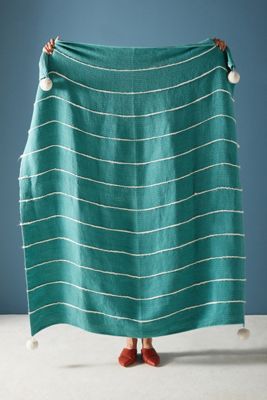 Rani Pommed Throw Blanket