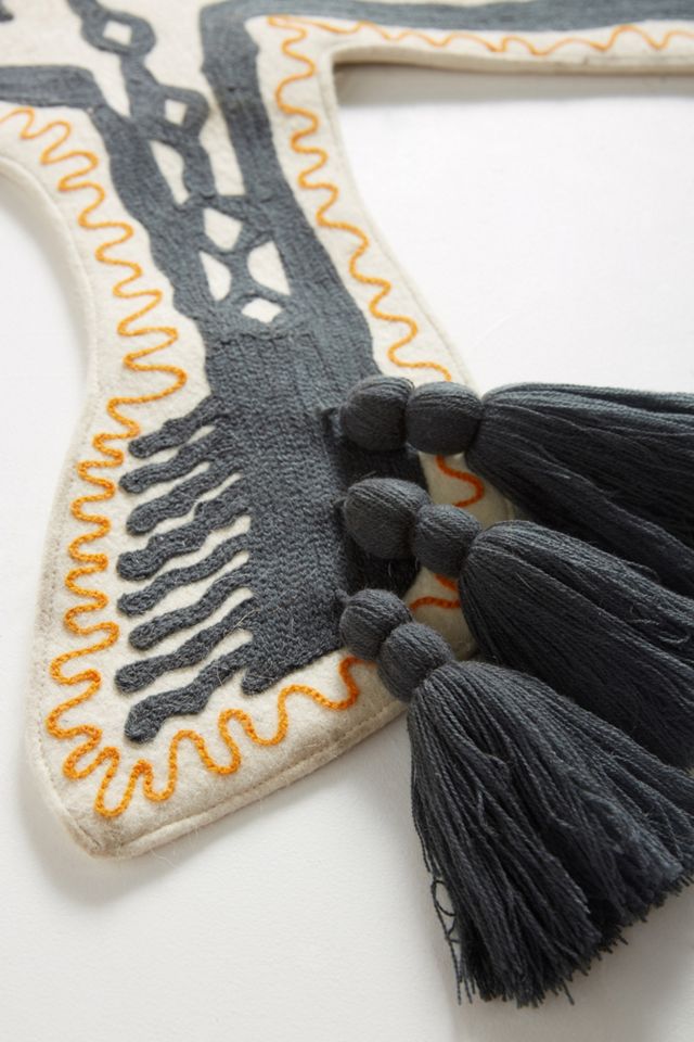 Hand-Embroidered Safari Rug #2