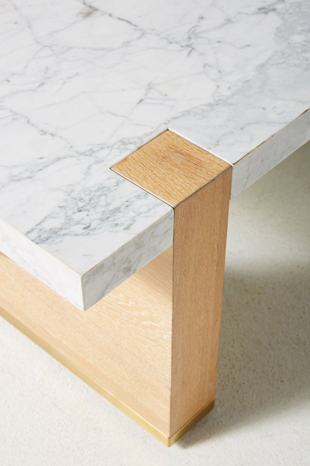 Polished Marble Coffee Table #3