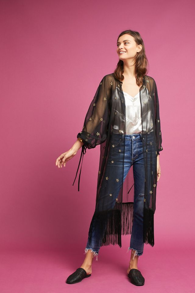 Fringed Star Kimono #3