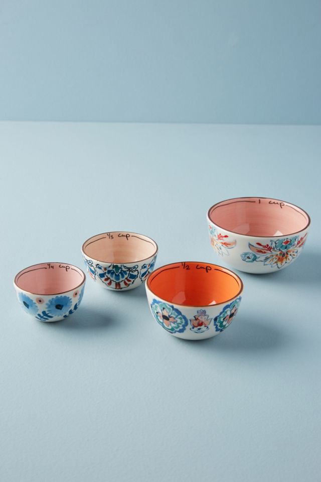 Anthropologie Ceramic Measuring Cups