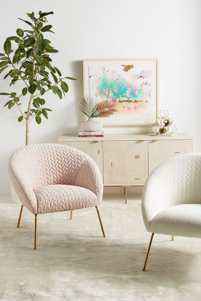 Quilted Hillside Accent Chair #1