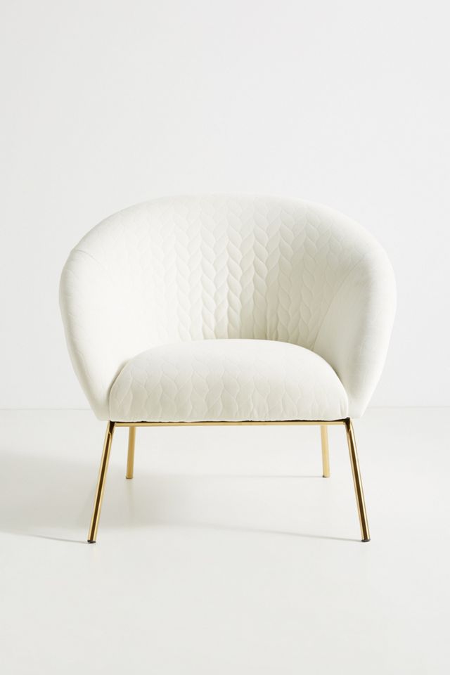 Quilted Hillside Accent Chair #4