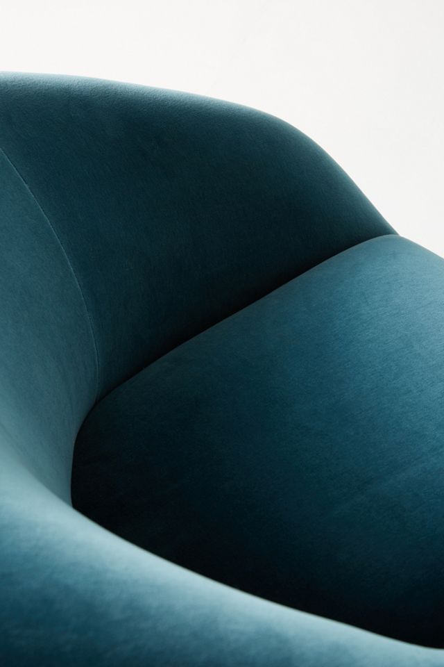 Velvet Hillside Accent Chair #5