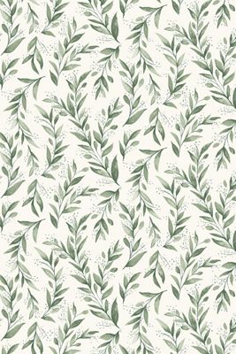 Magnolia Home Olive Branch Peel-and-Stick Wallpaper