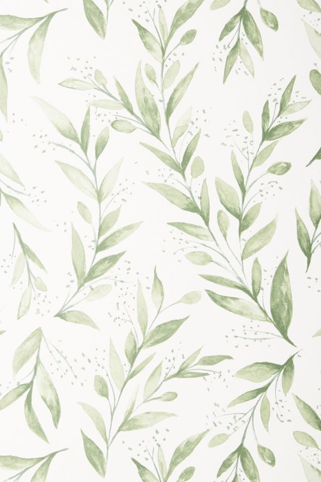 Magnolia Home Olive Branch Peel-and-Stick Wallpaper #1