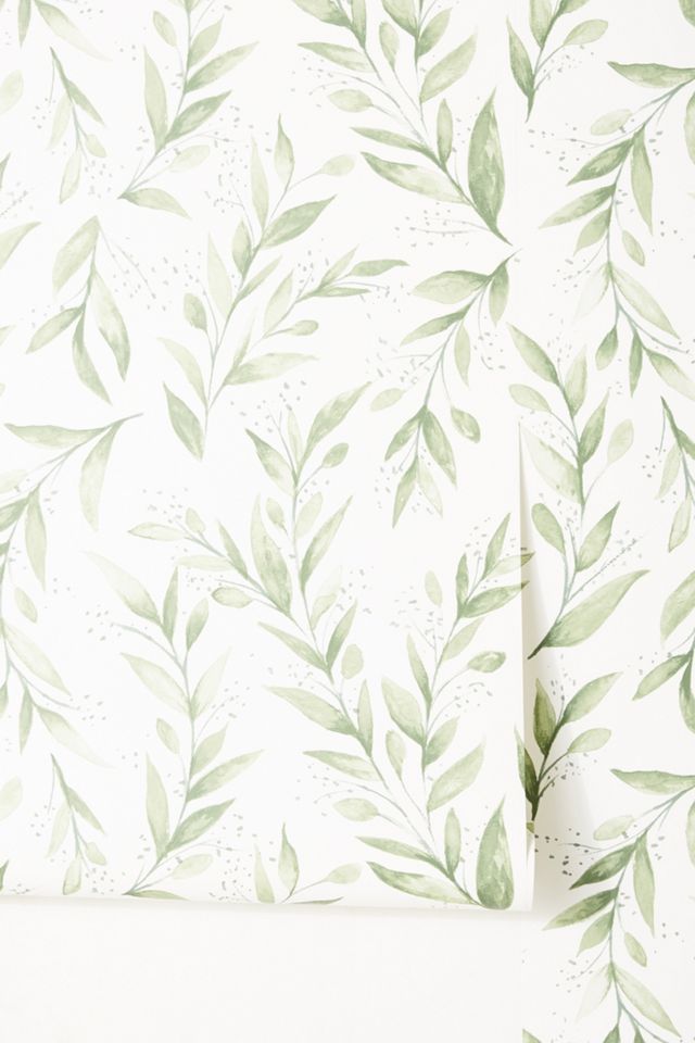 Magnolia Home Olive Branch Peel-and-Stick Wallpaper #2