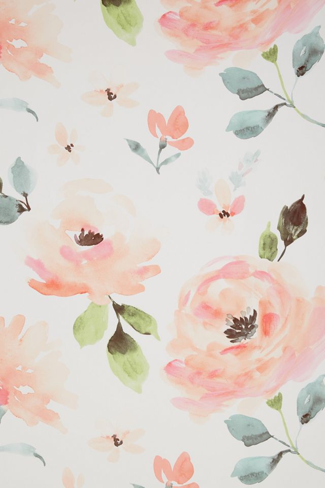 Blooming Watercolor Wallpaper #1