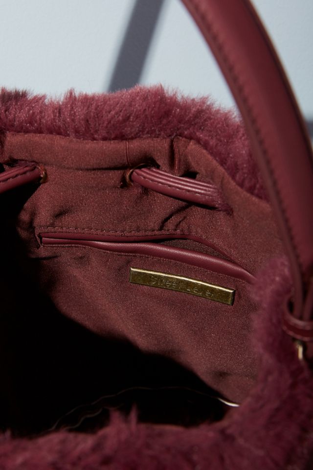 Faux Fur Crossbody Bucket Bag #2