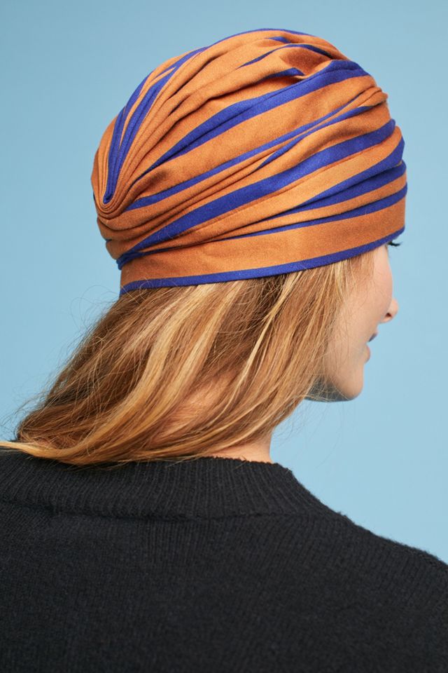 Striped Wrap Hat #2