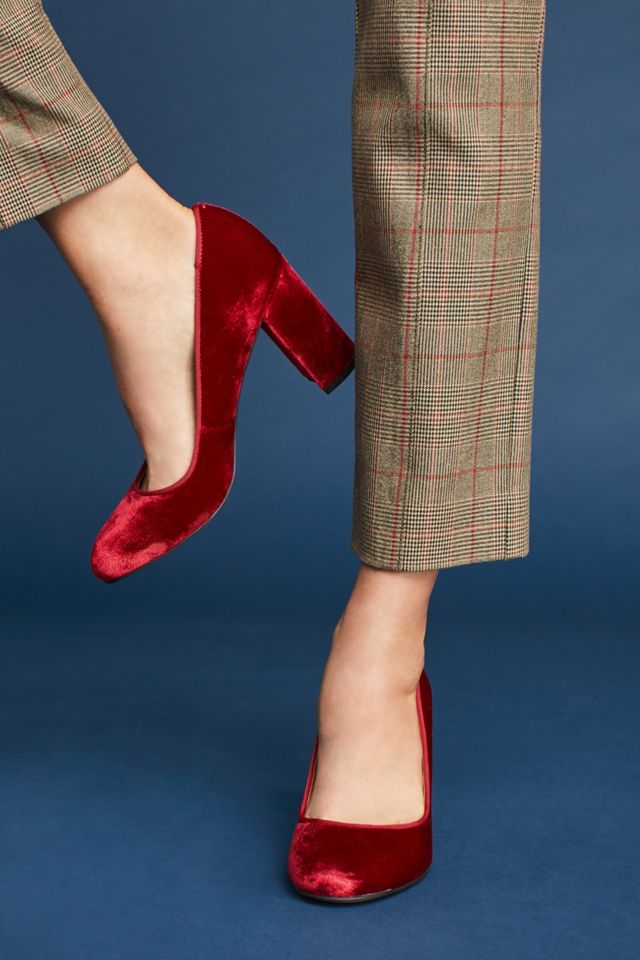 Sarto by Franco Sarto Aziza Velvet Heels #1