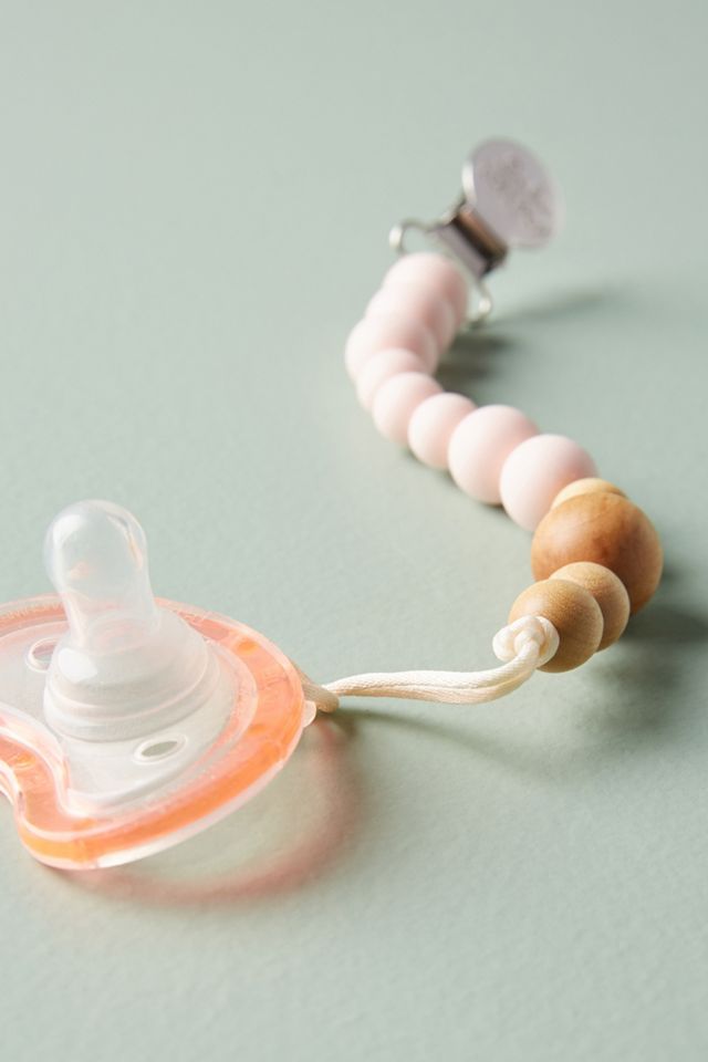 Beaded Pacifier Clip #1