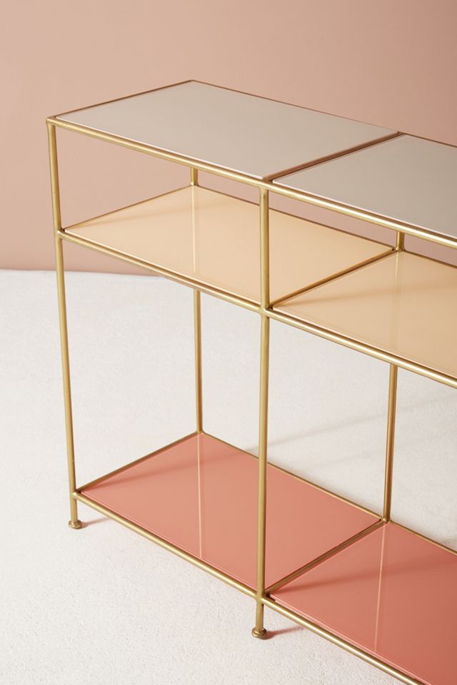 Tinted Glass Console Table #2