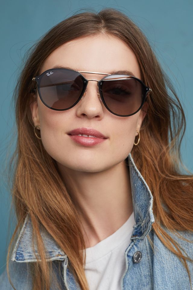 Ray Ban Blaze Double Bridge Sunglasses