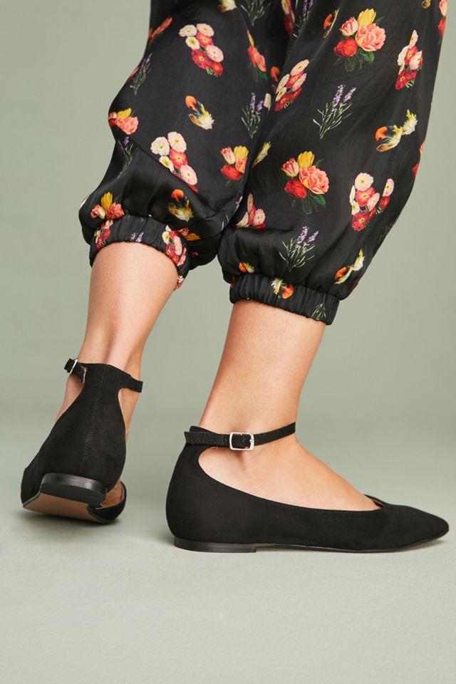Vanessa Wu Ankle Strap Flats #1