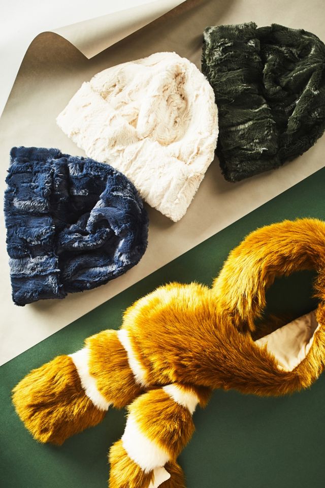 Faux Fur Beanie #3