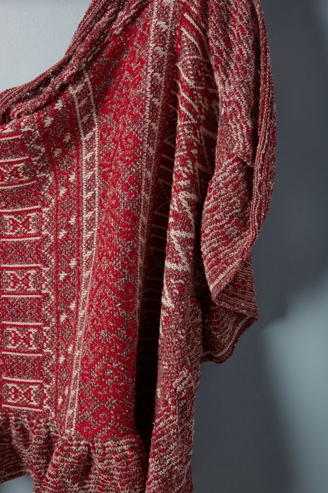 Cecilia Prado Susie Ruffled Metallic Scarf #1