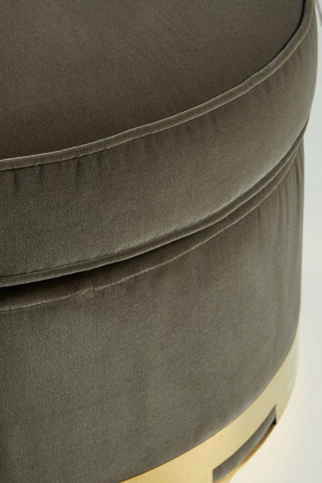 Velvet Carousel Ottoman #2