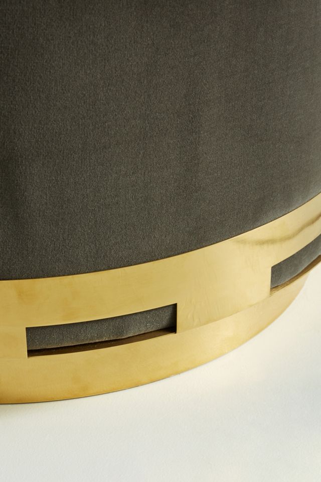 Velvet Carousel Ottoman #3