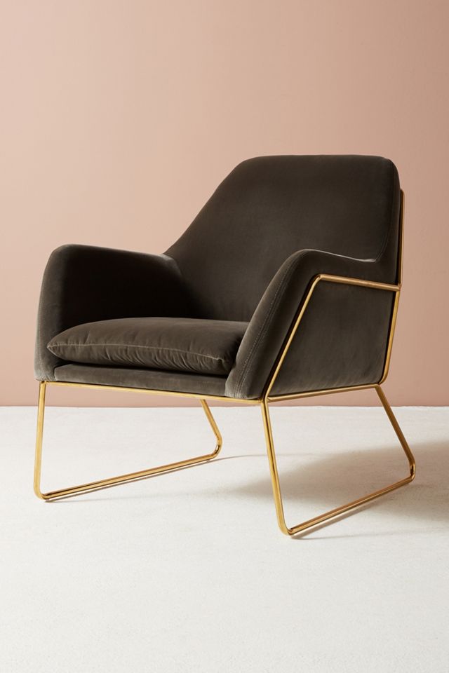 Velvet Everley Chair #1