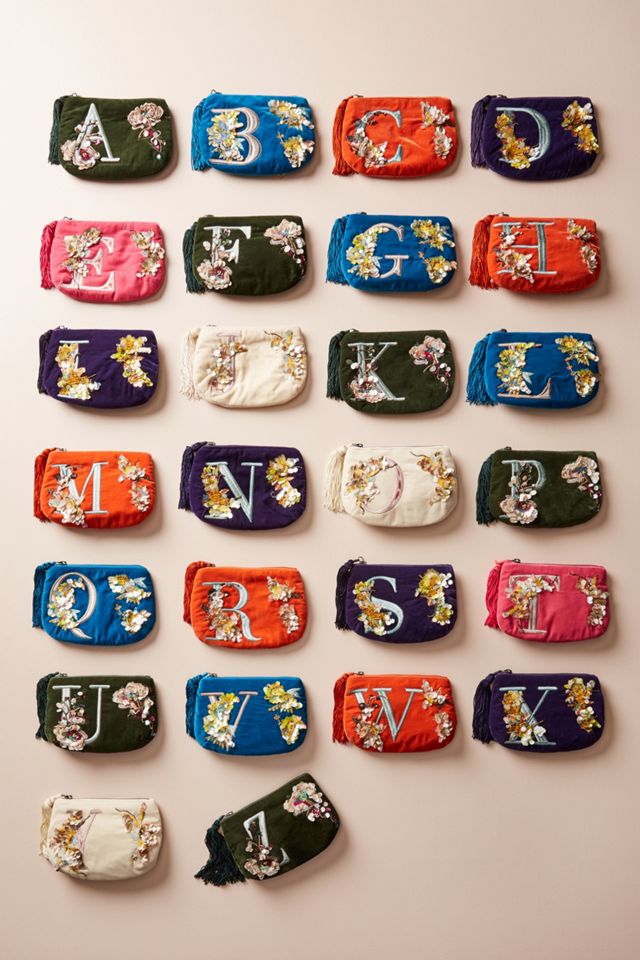 Flowering Monogram Pouch #3