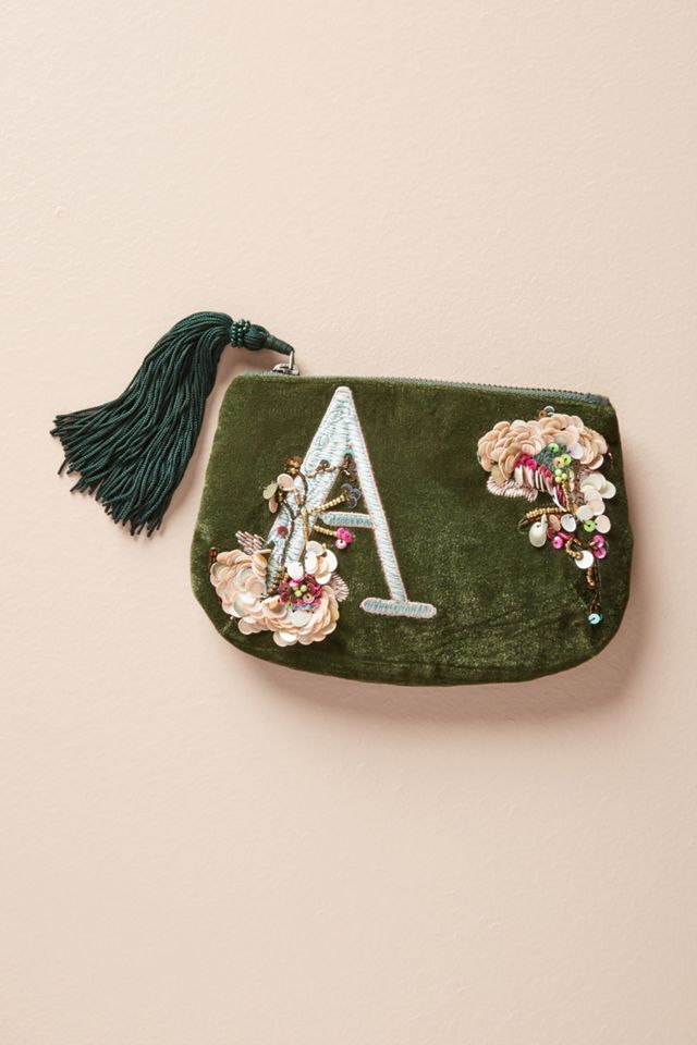 Flowering Monogram Pouch #1