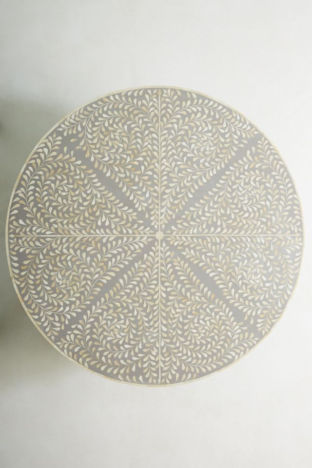 Scroll Vine Inlay Coffee Table #3