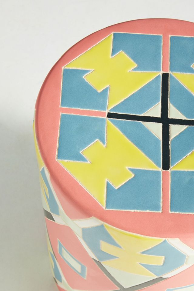 Atlas Ceramic Indoor/Outdoor Side Table #1