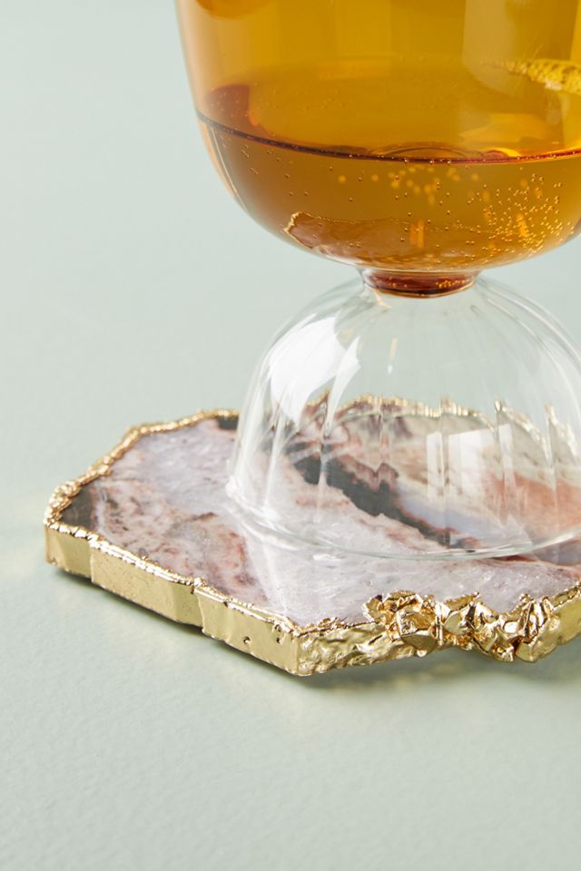 Zebra Stone Coaster #1