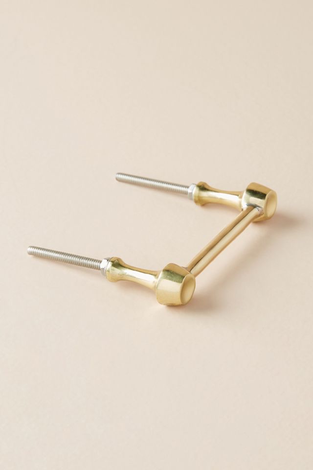 Hammered Brass Handle #1