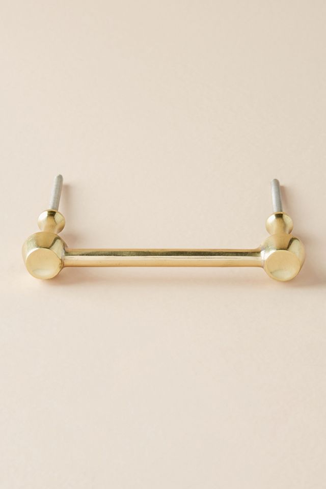 Hammered Brass Handle #4