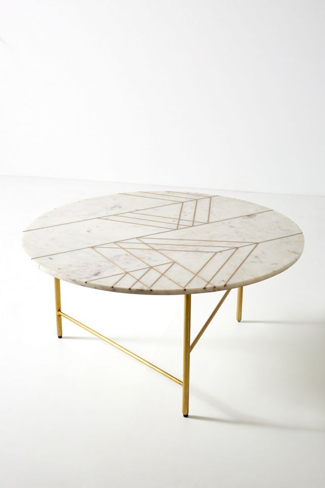 Pieced Marble Coffee Table #1