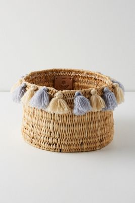 Tasseled Basket