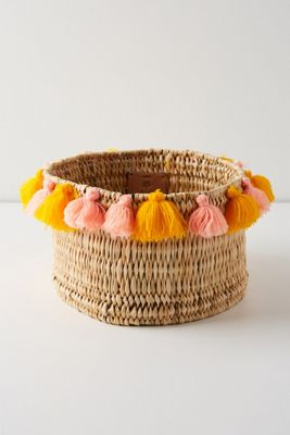 Tasseled Basket