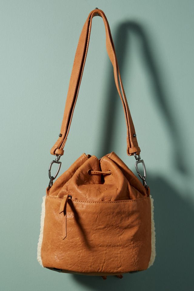 Mississippi Shearling Bucket Bag #1