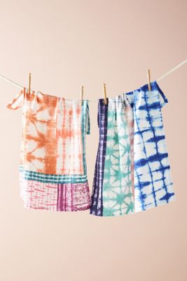 Dyed Dish Towels, Set of 2