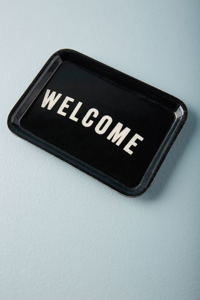 Welcome Decorative Tray #1