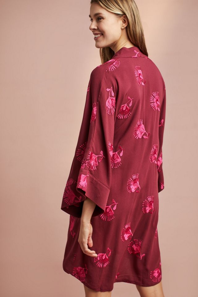 Embroidered Kimono Robe #2