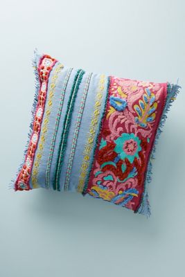 Embroidered Edith Pillow