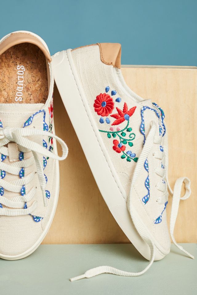 Soludos ibiza embroidered store sneakers