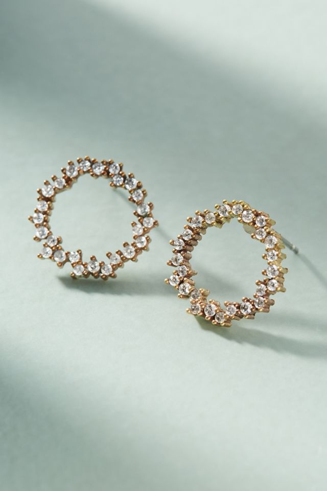 Wreath Post Earrings
