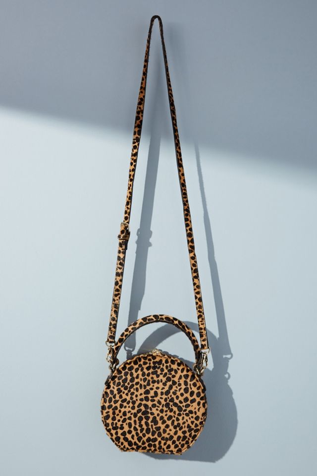 Circular Leopard-Print Crossbody Bag #1