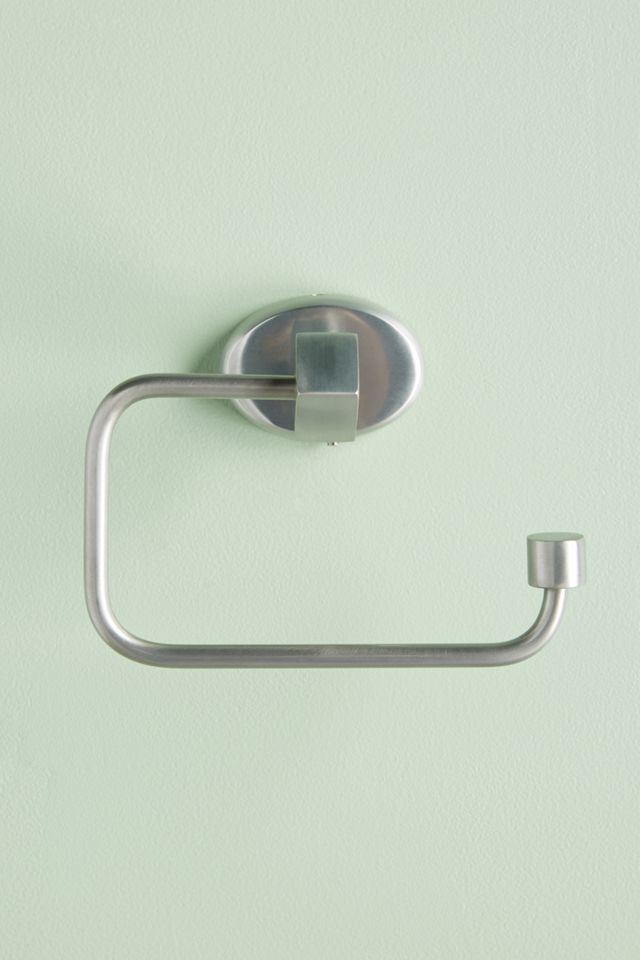 Brushed Geo Toilet Paper Holder #1