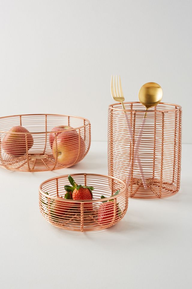 Copper Wired Utensil Jar #2