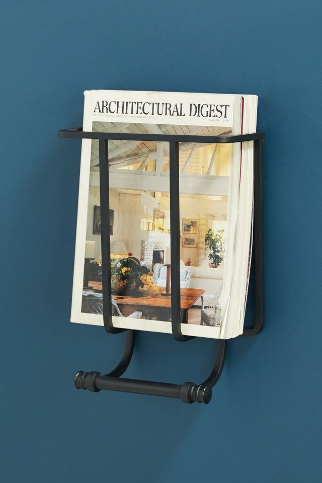 Eden Wall Toilet Paper Holder and Magazine Rack