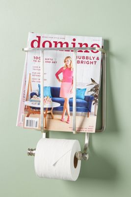 Magazine And Toilet Paper Holder