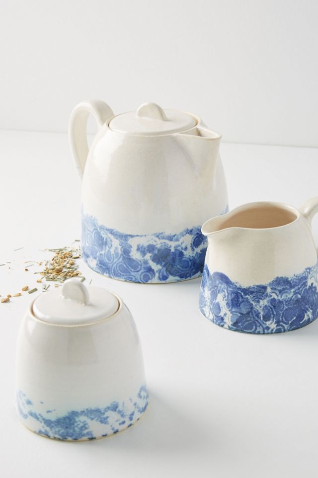 Marbled Tea Pot #1